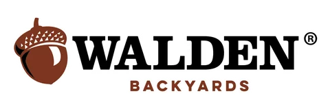 Walden Backyards logo — acorn mark and wordmark